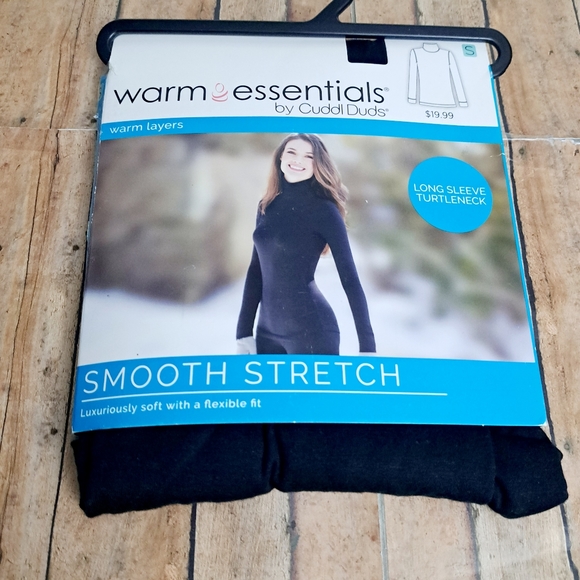 Cuddl Duds Tops Cuddl Duds Warm Essentials Long Sleeve Turtle Neck